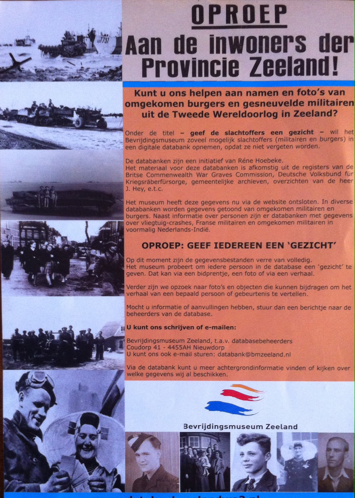 Geef de Slachtoffers een Gezicht